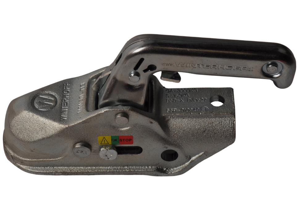 Winterhoff Winterhoff/Albe EM300RB - rond 50/51 mm - 3000 kg - M12/M14 - Boîtier d'attelage freinée