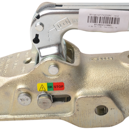 Winterhoff Winterhoff/Albe EM350RC - rond 60 mm - 3500 kg - Boîtier d'attelage freinée
