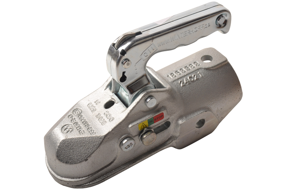 Winterhoff Winterhoff/Albe EM350RD - rond 65 mm - 3500 kg - Boîtier d'attelage freinée