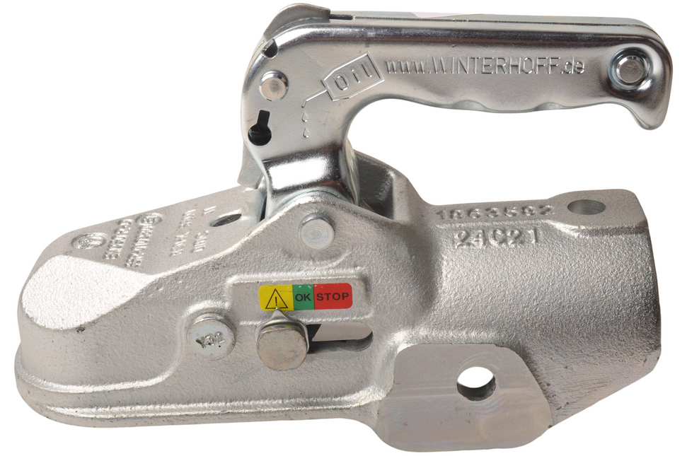 Winterhoff Winterhoff/Albe EM350RD - rond 65 mm - 3500 kg - Boîtier d'attelage freinée